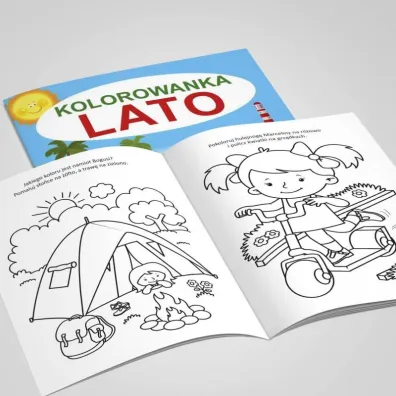 Kolorowanka. Lato