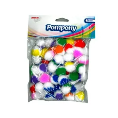 Brewis Pompony dwukolorowe 25mm