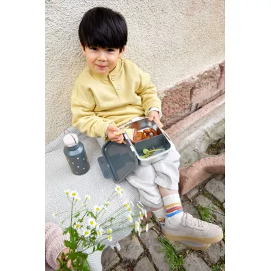 Lassig Lunchbox ze stali nierdzewnej Happy Prints granatowy
