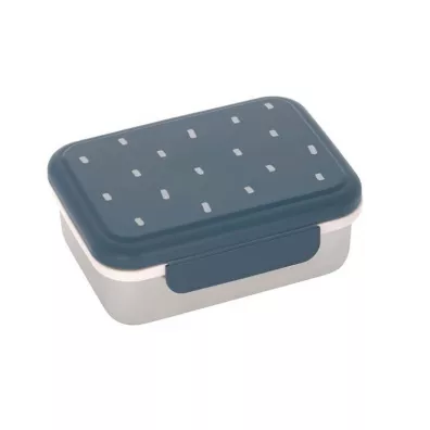 Lassig Lunchbox ze stali nierdzewnej Happy Prints granatowy