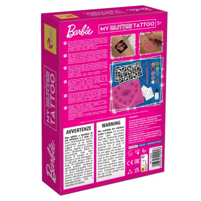 Brokatowe tatuae - Barbie Lisciani
