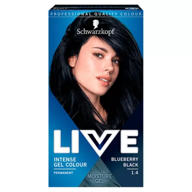 Schwarzkopf Live Intense Gel Colour koloryzacja do w�os�w w �elu 1.4 Blueberry Black