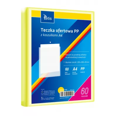 Tetis Teczka ofertowa PP 60 koszulek. A4 ��ta