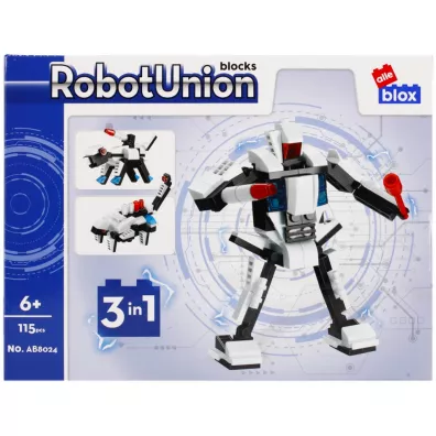 Klocki konstrukcyjne Robot 115 element�w ALLEBLOX