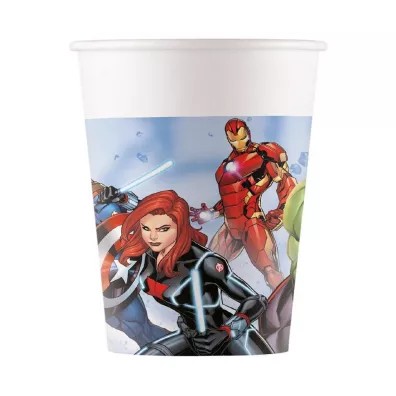 Procos Kubeczki papierowe Avengers Marvel 200ml 8 szt.