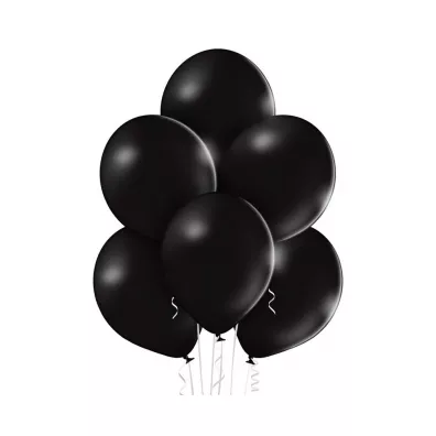 Belbal Balony Pastel Black 50 szt.