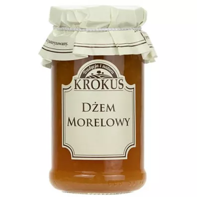 Krokus D�em morelowy o obni�onej zawarto�ci cukru bezglutenowy 235 g