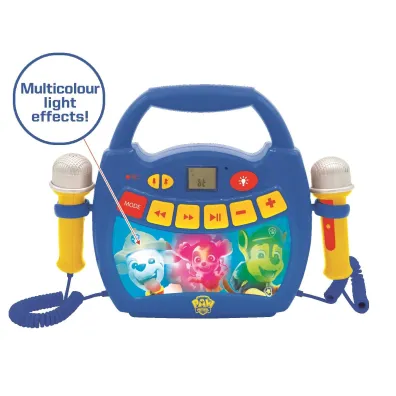 G�o�nik Bluetooth Psi Patrol z dwoma mikrofonami, efektami �wietlnymi oraz akumulatorem w zestawie MP320PAZ