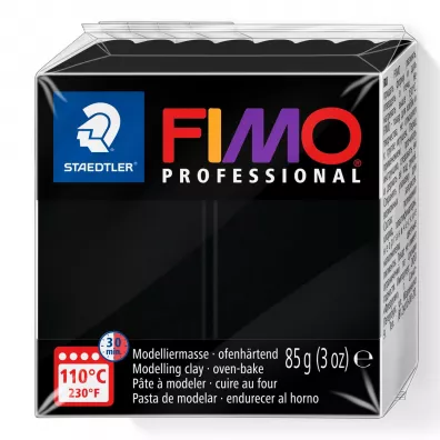 Staedtler Masa plastyczna termoutwardzalna Professional, czarna, 85g