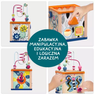 Kostka edukacyjna dla niemowl�t 12 m+ Top Bright