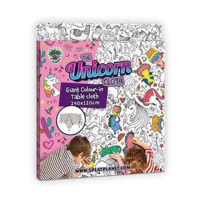 Obrus do pomalowania Jednoro�ce 240x120cm Splat Planet