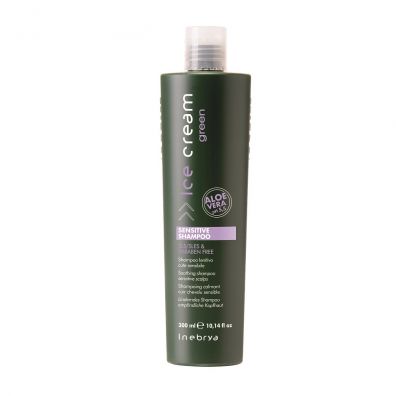 Inebrya Ice Cream Green Sensitive Shampoo eko szampon do wraliwej skry gowy 300 ml