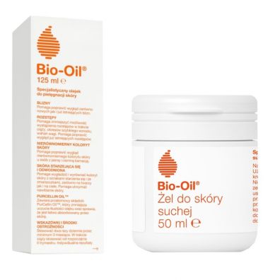 Bio Oil Specjalistyczny Olejek Do Pielęgnacji Skóry + Żel do skóry suchej Zestaw 125 ml + 50 ml