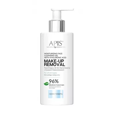 Apis Nawilajcy el do mycia twarzy z kwasem hialuronowym Make-Up Removal 300 ml