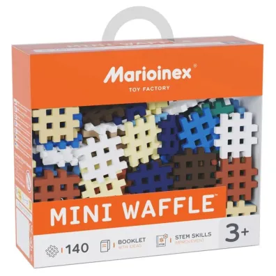 Klocki konstrukcyjne 140 element�w Wafle Mini MARIOINEX 909072   KLOCKI KONSTR WAFLE MINI 140EL MARIO 072 PUD