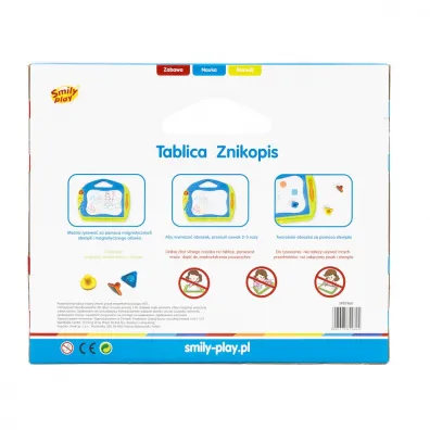 Tablica znikopis + piecztki Smily Play