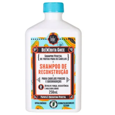 Lola Cosmetics Be(M)dita Ghee regeneruj�cy szampon do w�os�w z Papaj� i Keratyn� 250 ml