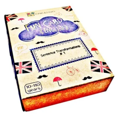 Karty j�zykowe Angielski Fun Card English Sentence Transformations Part 1 - Pawe� Dwornik