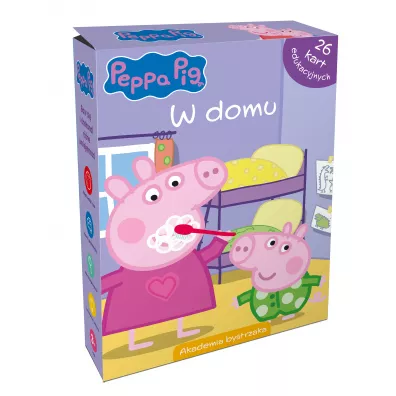 �winka Peppa. W domu. Karty edukacyjne w pude�ku - Monika Kiersnowska