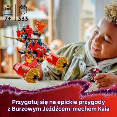 LEGO NINJAGO Burzowy jedziec-mech Kaia 71830