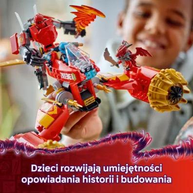 LEGO NINJAGO Burzowy jedziec-mech Kaia 71830