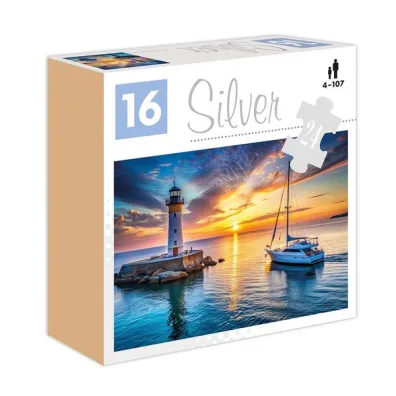 Puzzle 24 el. Latarnia morska Silver Alexander