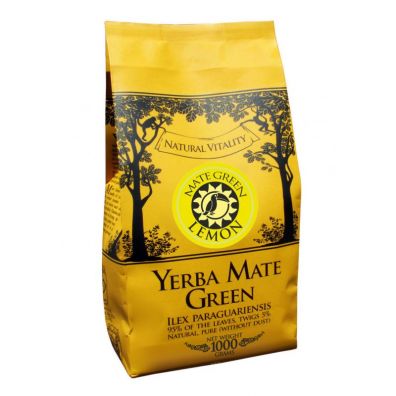 Mate Green Yerba Mate: Lemon + Mas Energia Guarana + Despalada Zestaw 1 kg + 2 x 200 g