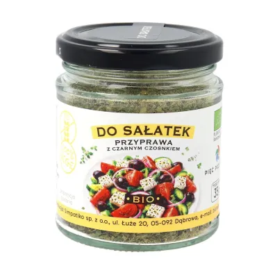 Pi�� Przemian Przyprawa do sa�atek z czarnym czosnkiem bezglutenowa 35 g Bio