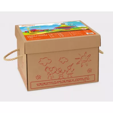 Klocki konstrukcyjne dla najm�odszych Klocki budowlane Bricks Junior 140 element�w
