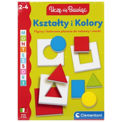 Kszta�ty i kolory 2-4l Montessori CLEMENTONI 50429  CLM