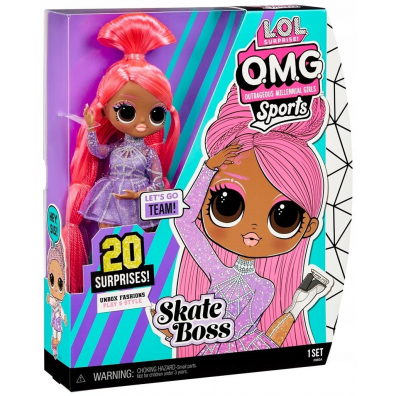 Lalka LOL Surprise OMG Sports Doll - Skate Boss 579809 Mga Entertainment