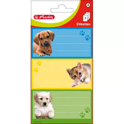 Herlitz Naklejki szkolne Kotek/Piesek
