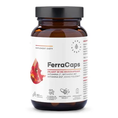 Aura Herbals FerraCaps suplement diety 60 kaps.