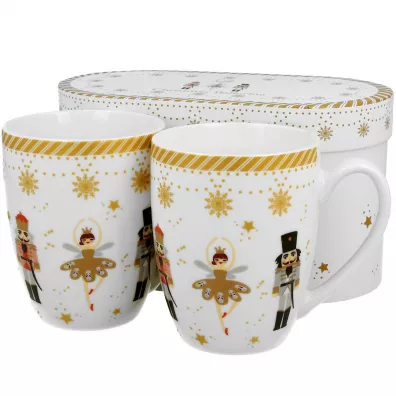 Duo Sp. z o.o. Zestaw kubkw Christmas Ballerina 2 x 360 ml