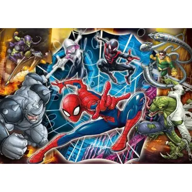 Puzzle 104 el. Maxi SuperColor. Spider man Clementoni