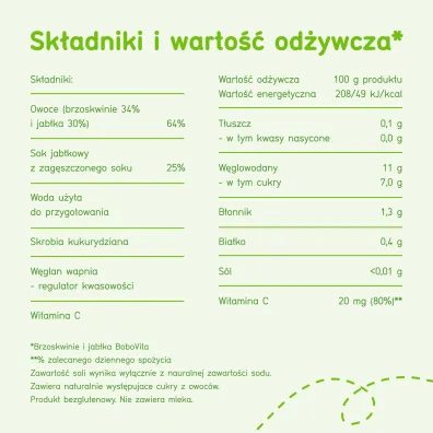 BoboVita Brzoskwinie i jab�ka po 4 miesi�cu 125 g