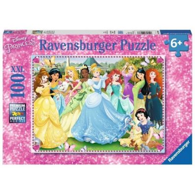 Puzzle Magiczne Księżniczki 100el. XXL 109388 RAVENSBURGER