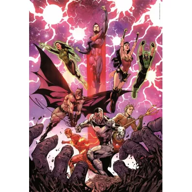Puzzle 1000 el. Compact Dc Comics Justice League Clementoni