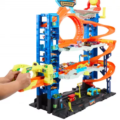 Hot Wheels City Mega Gara Atak smoka Zestaw HKX48 Mattel