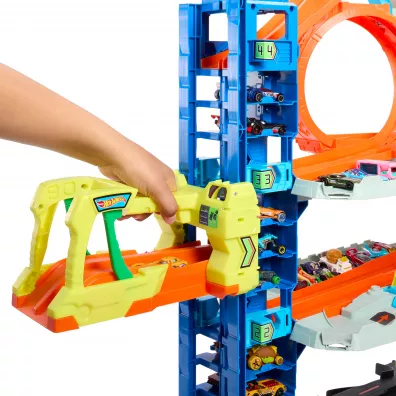 Hot Wheels City Mega Gara Atak smoka Zestaw HKX48 Mattel