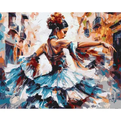 Ideyka Malowanie po numerach - Dama w ta�cu 40x50cm