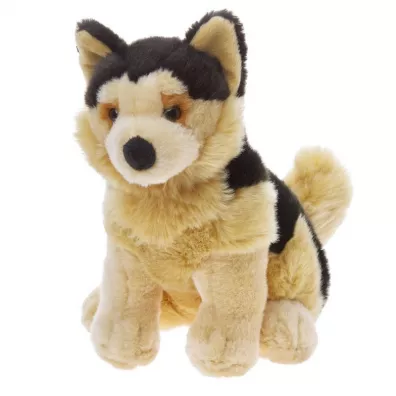 Maskotka ZOO Pies Owczarek niemiecki siedz�cy 20cm Beppe