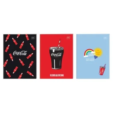 Interdruk Zeszyt A4Mat+UV Coca Cola linia, 70g 32 kartki