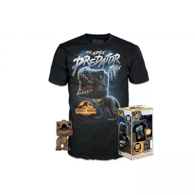 POP! T-Shirt S + figurka Pocket POP! T-Rex