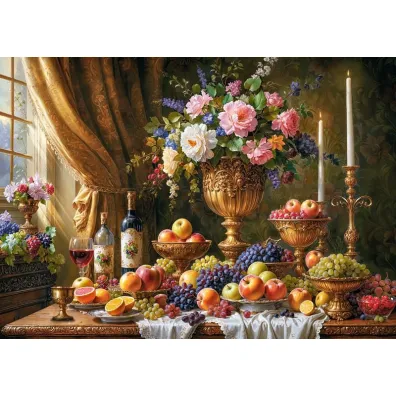 Puzzle 2000 el. Baroque Table CherryPazzi