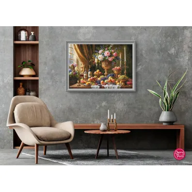 Puzzle 2000 el. Baroque Table CherryPazzi