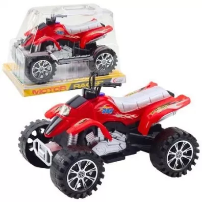 Quad terenowy z nap�dem czerwony LeanToys