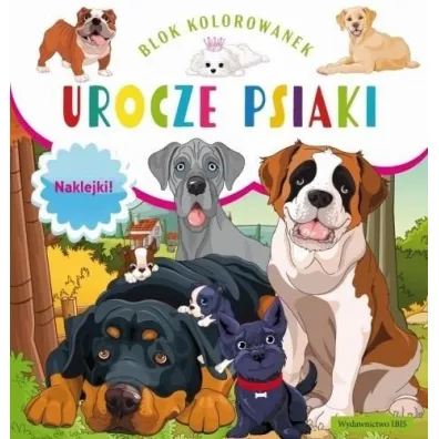 Blok kolorowanek. Urocze psiaki