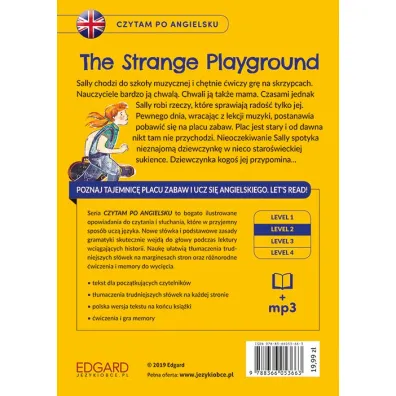 Tajemniczy plac zabaw. The strange playground. Czytam po angielsku