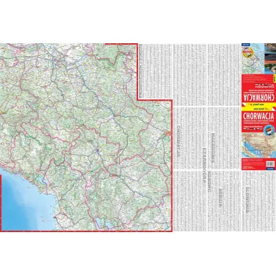 Chorwacja mapa samochodowa 1:650 000 papier 2019